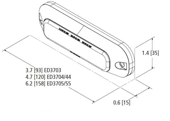 Ecco Electronic ED3705AC ED3705 Dual-Lens Directional Warning Unit