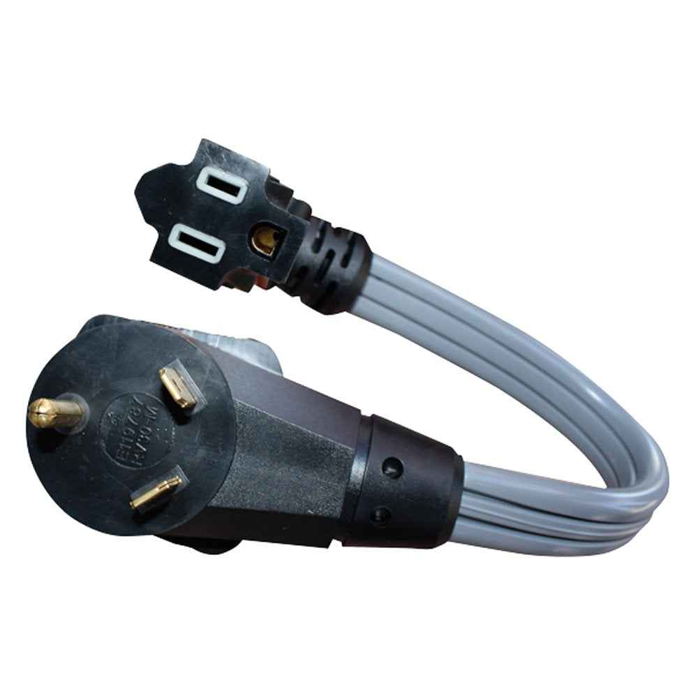 AP Products 1600569 12-Inch 30A-to-15A Dogbone Adapter