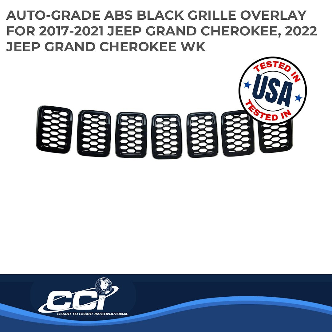 Coast To Coast GI467BLK Grand Cherokee Gloss Six-Slot Grille Trim - image 2