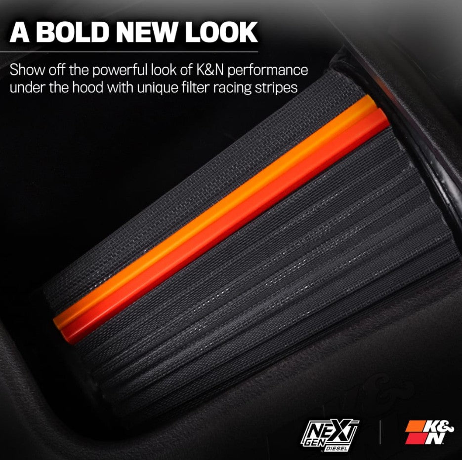 K&N 50-2600d NextGen Diesel Dryflow Intake System