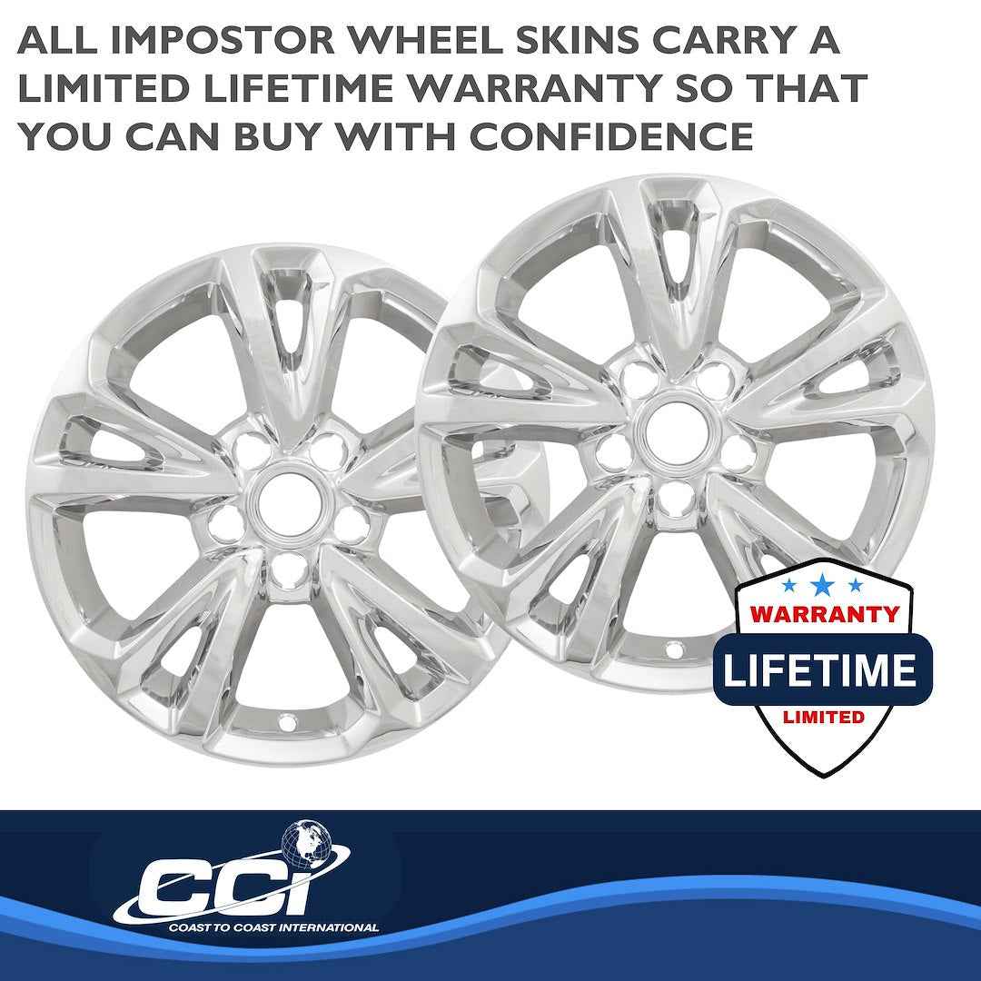 Coast To Coast IMP384X Equinox 17-Inch Chrome V-Spoke Skins