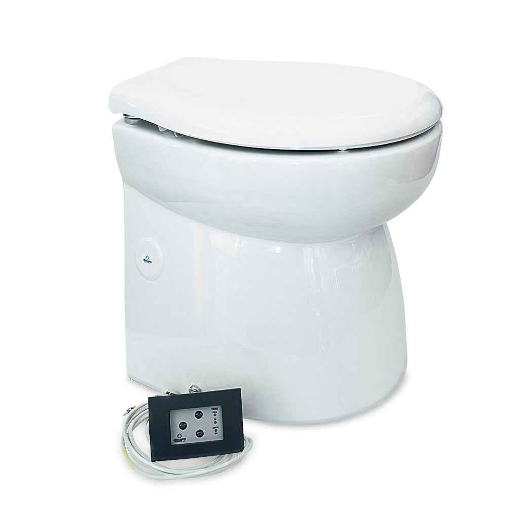 Albin 07-04-014 Premium Standard-Height Marine Toilet, 12V