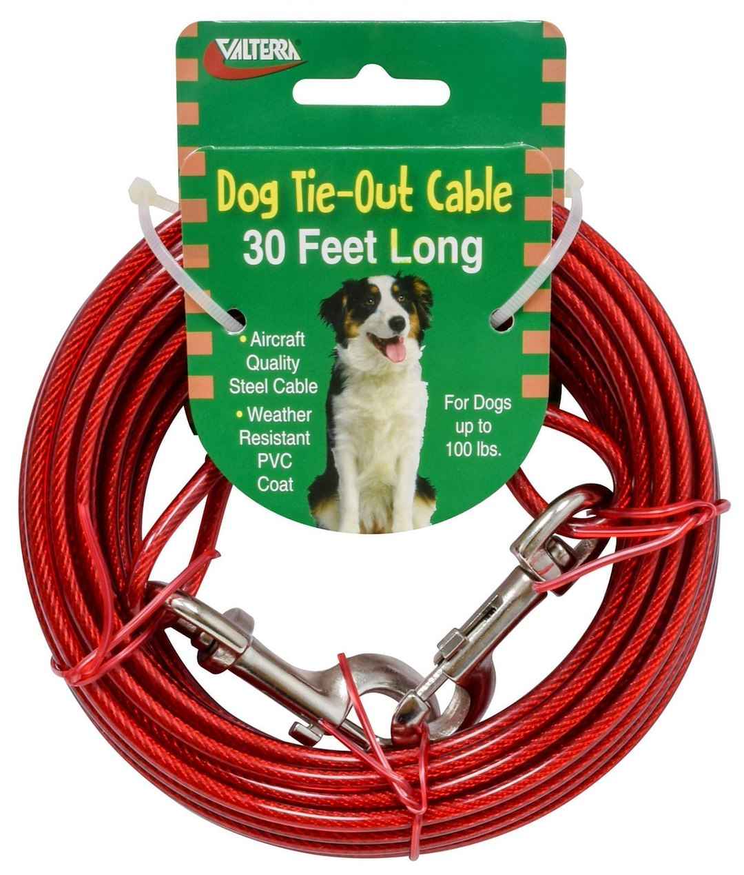 Valterra Dog Tie-Out Cable - 30 ft, Up to 100 lb – A10-2012VP