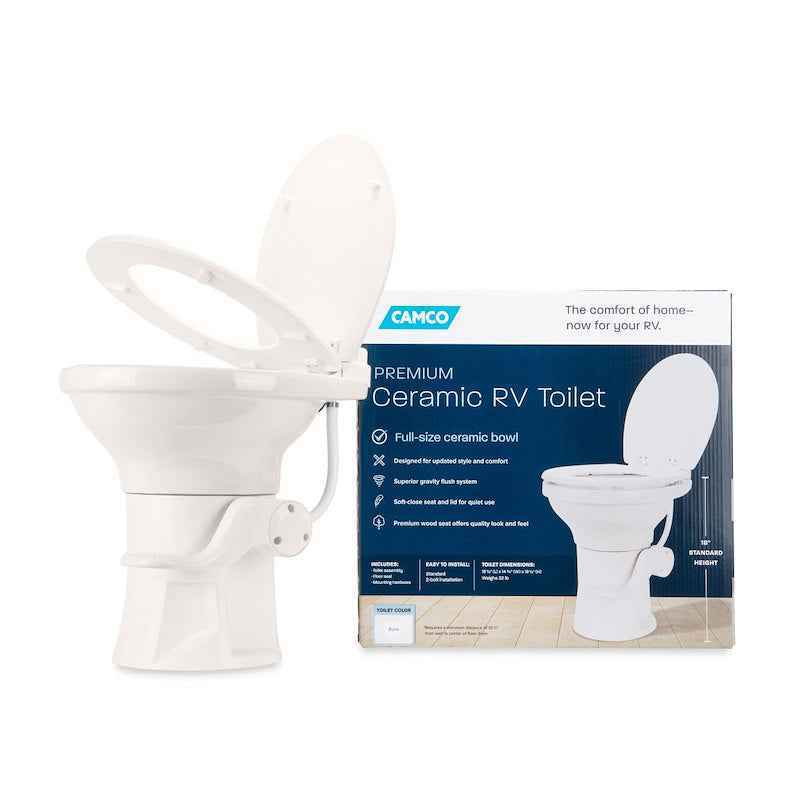 Camco 41715 High Profile RV Toilet, Camco, , Pedal Flush – image 2