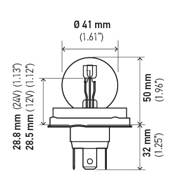 Hella 7951 Multipurpose Lamp Bulb, 12V