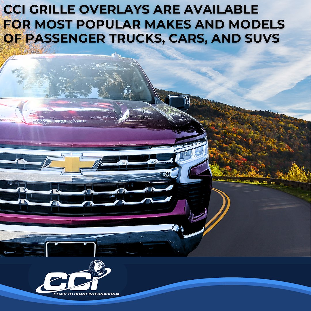 Coast To Coast GI188 Silverado 1500 Chrome Bar Grille Trim - image 5
