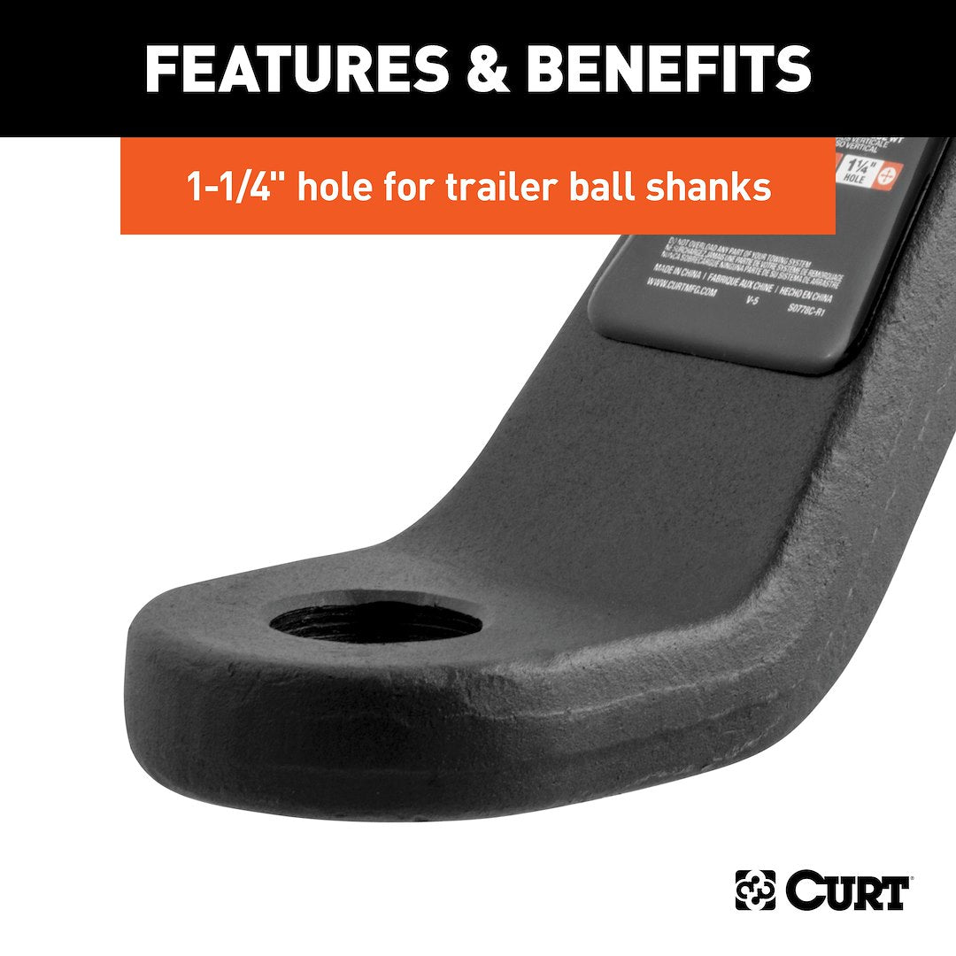 Curt 45340 Trailer Hitch Ball Mount - image 5