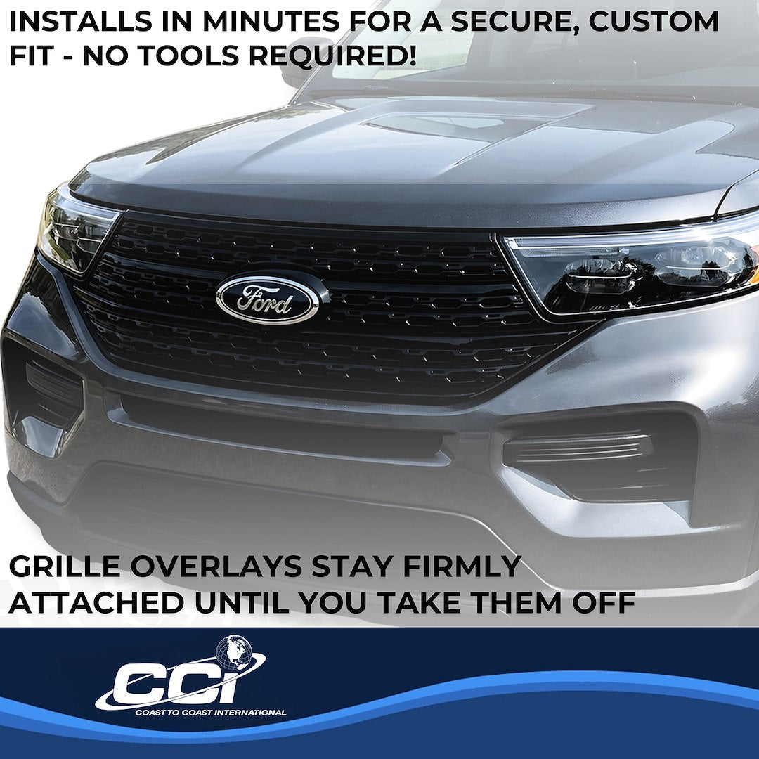 Coast To Coast GI197BLK Gloss Two-Piece Mesh Grille Trim - image 5
