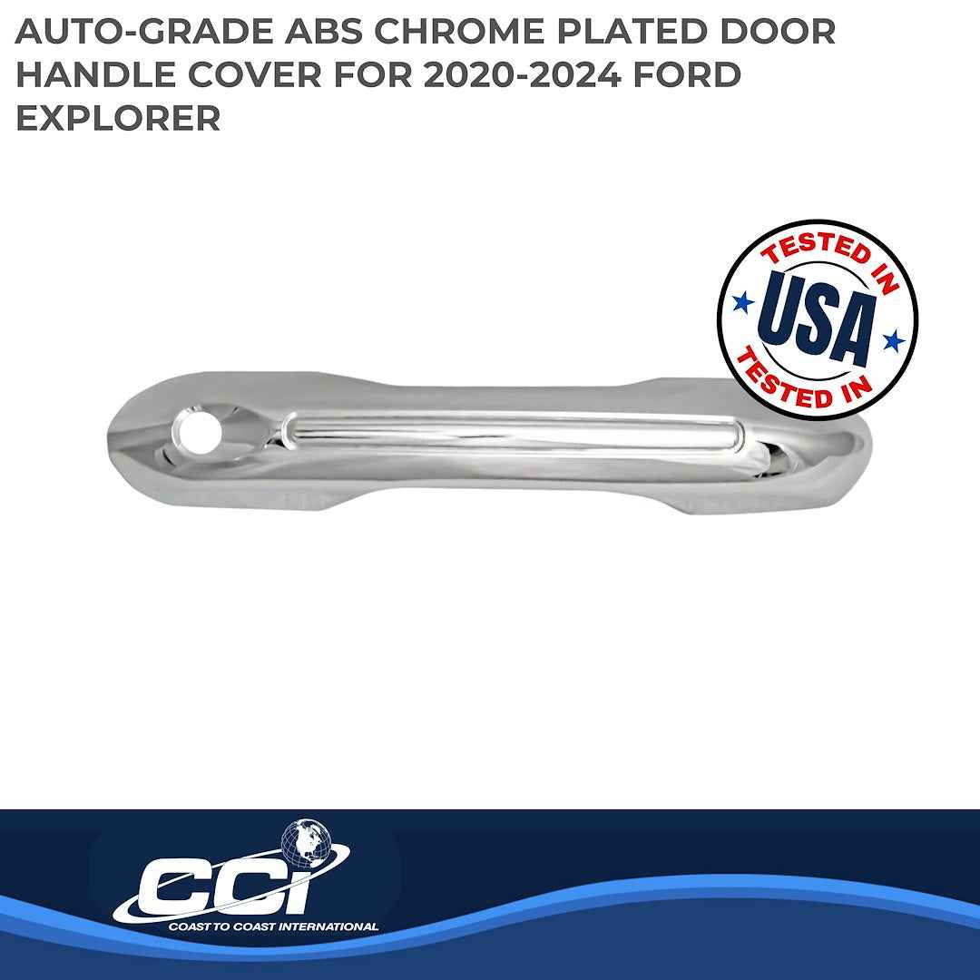 Coast To Coast DH68585B Explorer Chrome Driver-Keyhole Overlays