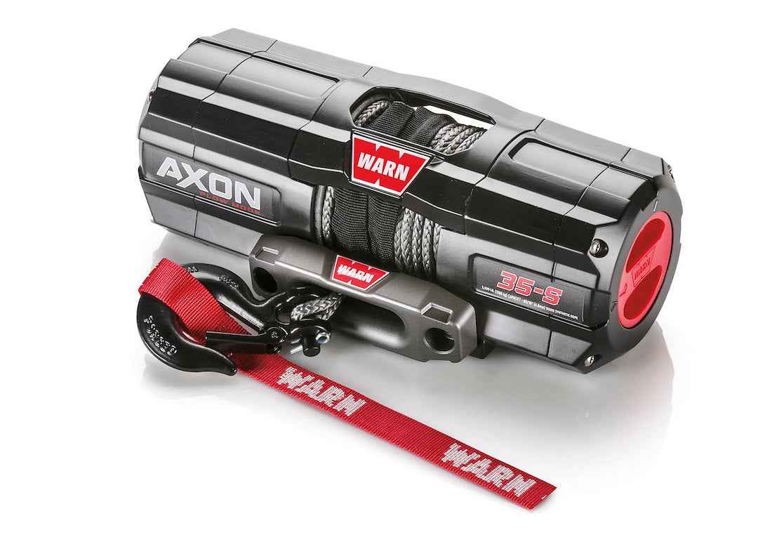 Warn 12V Winch - 3500 lb, Synthetic Line – 110230