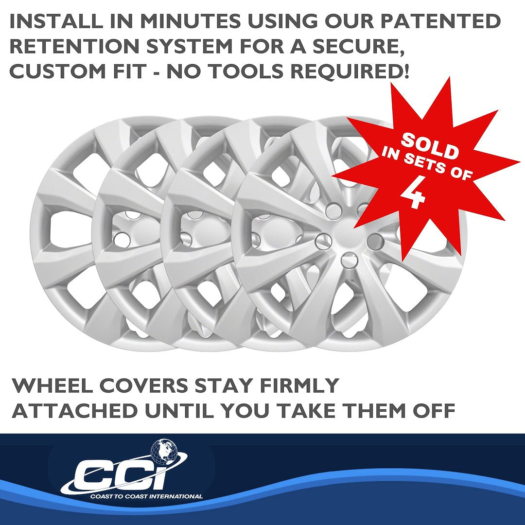 Coast To Coast 54216S Corolla Painted Eight-Spoke Trim Set - image 5
