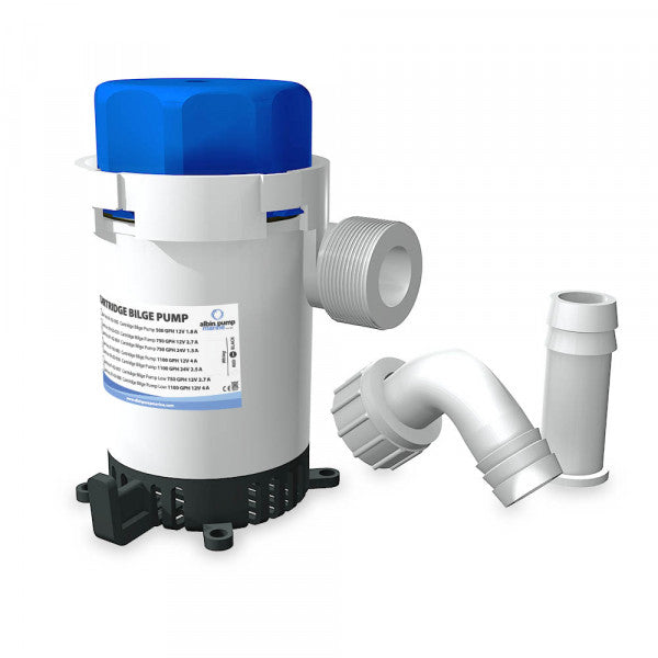 Albin 01-02-002 12V Cartridge Bilge Pump, 500 GPH - image 1