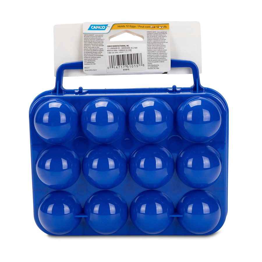 Camco 51015 Unbreakable 12-Egg Camping Carrier