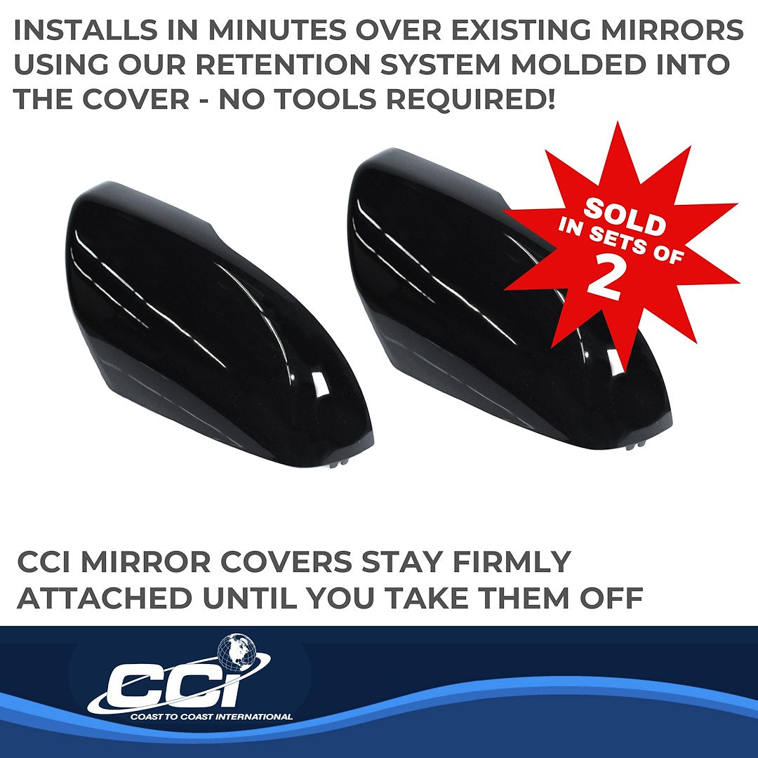 Coast To Coast MC67515RBK Edge Snap-On Replacement Mirror Top Set - image 3