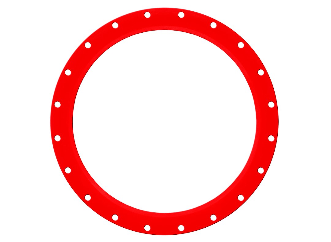 KMC 827BR22RD Red XD827 Bead-Lock Ring, 22-Inch