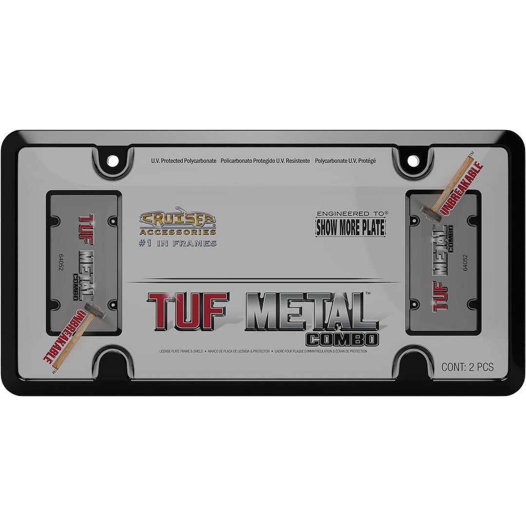Cruiser 64052 License Plate Shield and Surround Set - image 2