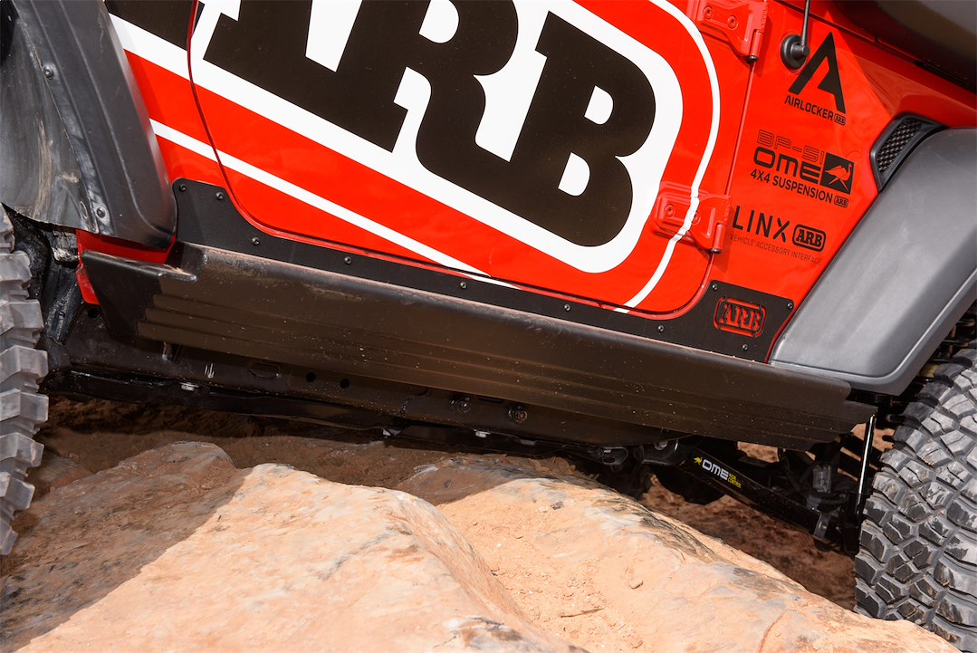 ARB 4450250 Wrangler JL 2-Door Flat Rocker Guards - image 2