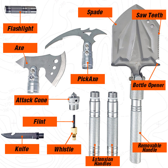 Mile Marker 32004 Pro Terrain Multi-Tool Survival Kit