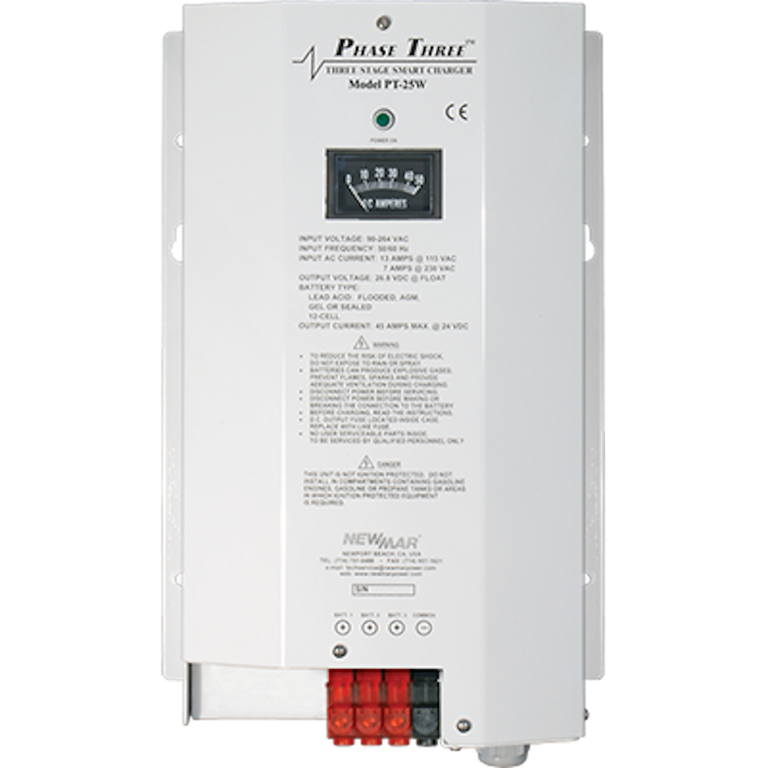 NewMar PT-25W Phase Three Smart Charger