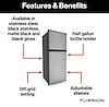 Furrion FCR10DCGTA-BR 10 Cu. Ft. 12V Built-In RV Refrigerator, Left Hinge. – image 2