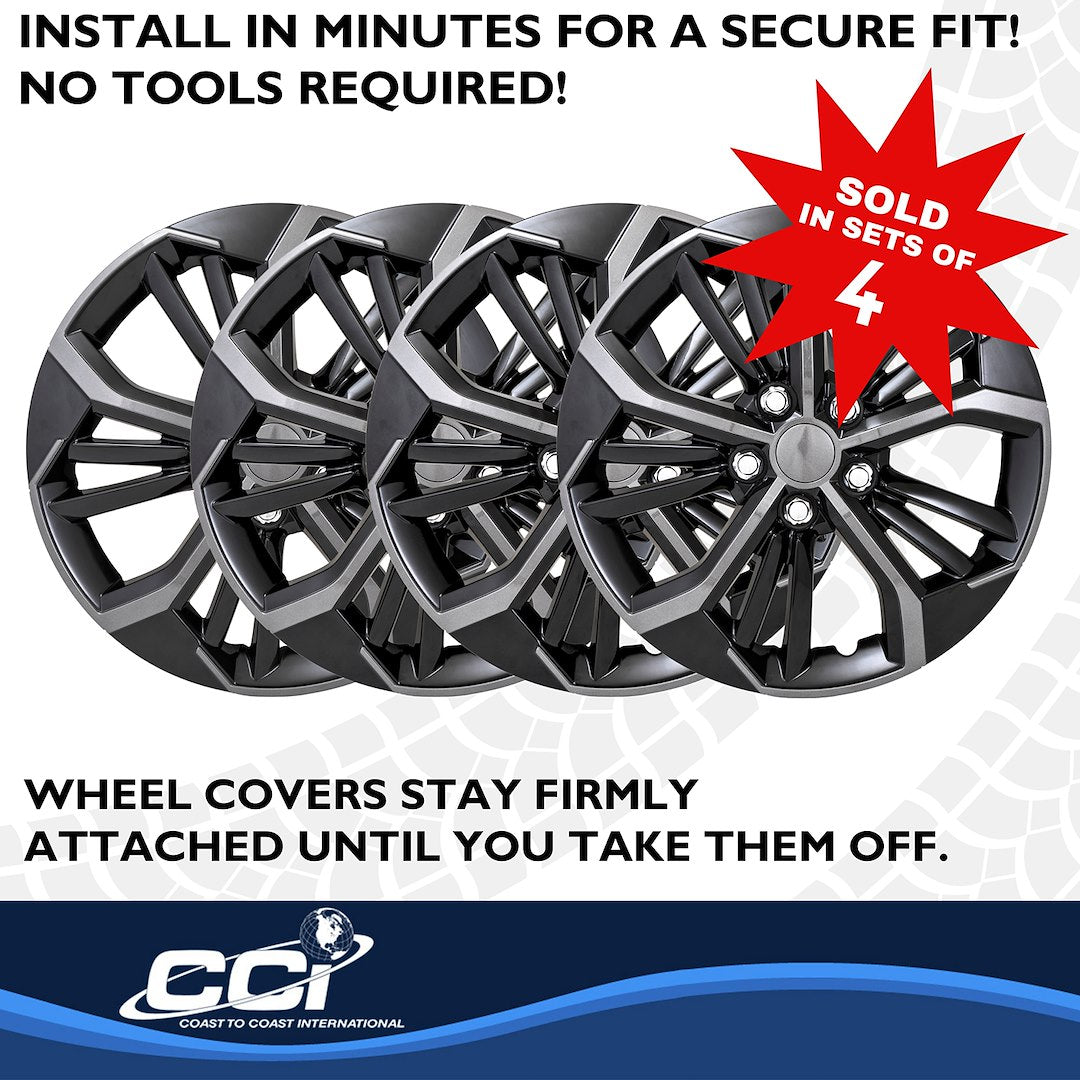 Coast To Coast 56716CB 16-Inch Two-Tone Split-Spoke Trim Set - image 5