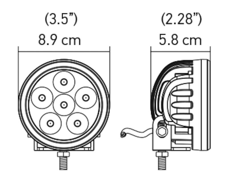Hella 357201001 Optilux Off-Road Spot Lamp