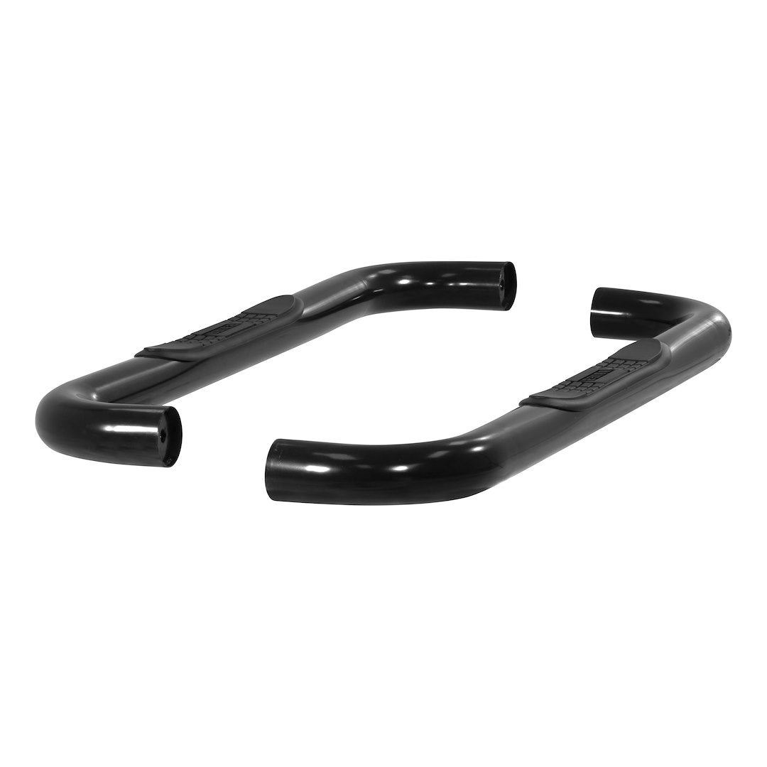 Aries 204018 Black Round Side Steps, 3-Inch, 200-lb Rating - image 1