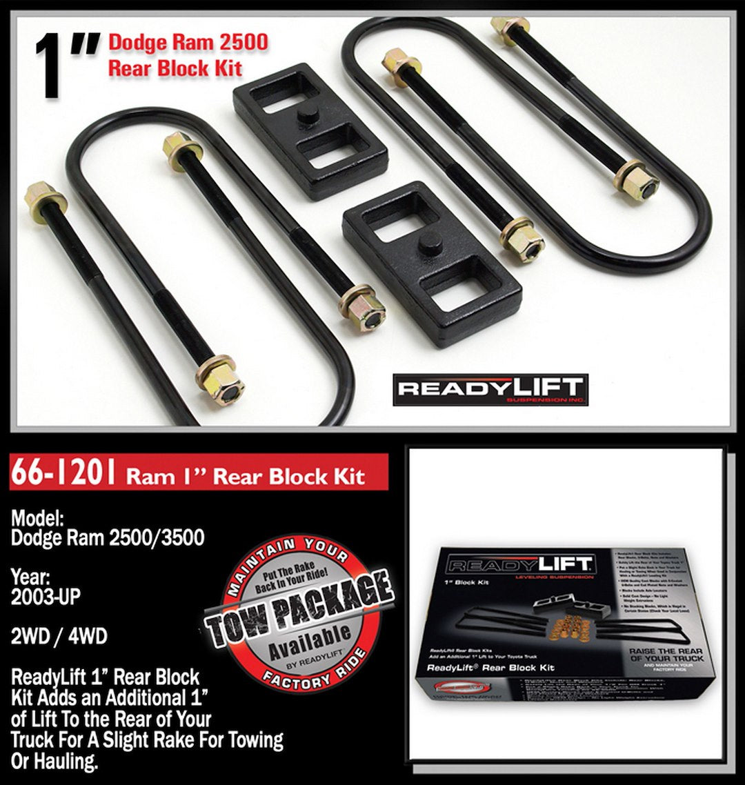 ReadyLift 66-1201 Ram 2500/3500 Suspension Block Kit