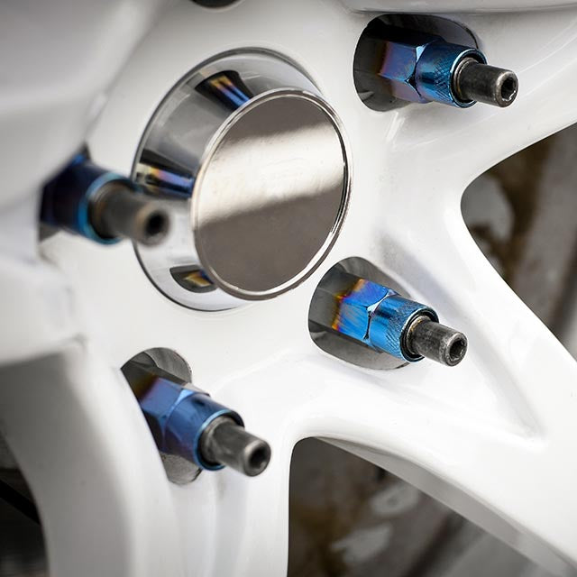Dorman (OE Solutions) 713-685T AutoGrade Ti-Blue Open Racing Wheel Nuts - image 5