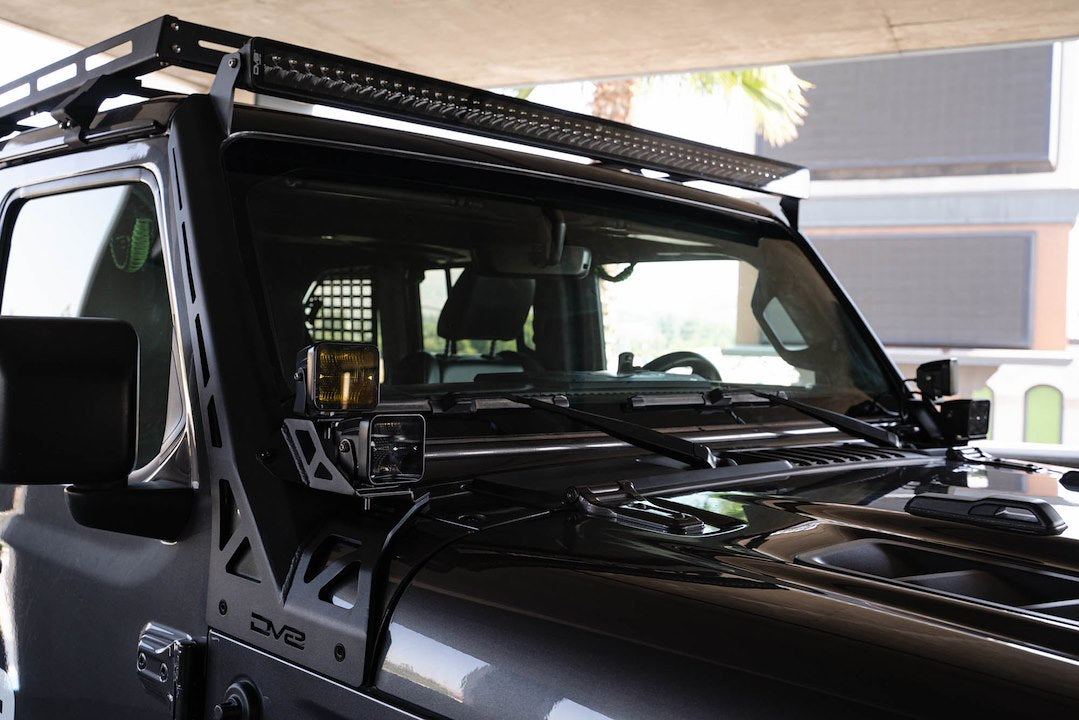 DV8 Offroad LBJL-11 Dual-Pod A-Pillar Brackets