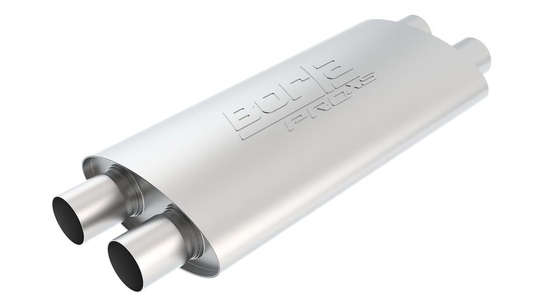 Borla 400287 Pro XS Muffler with Dual Offset 2-1/4-Inch Ports