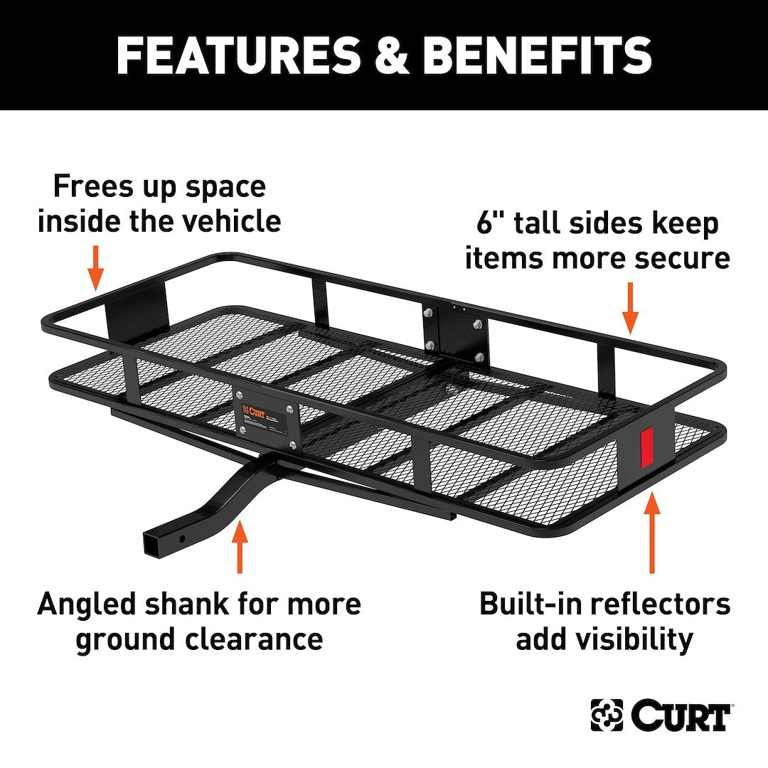 Curt 18152 Trailer Hitch Cargo Carrier - image 2