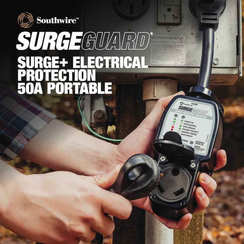 SouthWire Corp 44290 Surge Guard Portable RV Surge Protector, 50 Amp – image 3