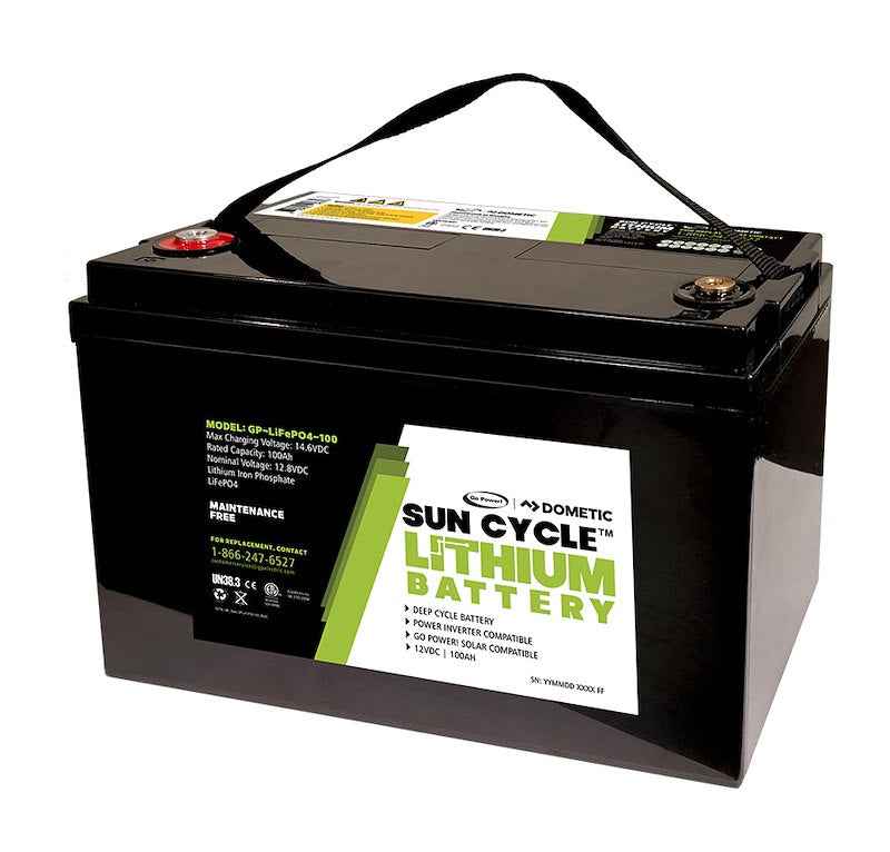 Go Power GP-LIFEP04-100 Lithium Battery Group 31 12.8V 100Ah RV Marine Solar – image 6