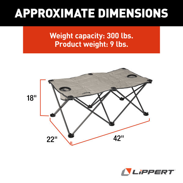 Lippert Components 2021123292 Camping Ottoman - image 3