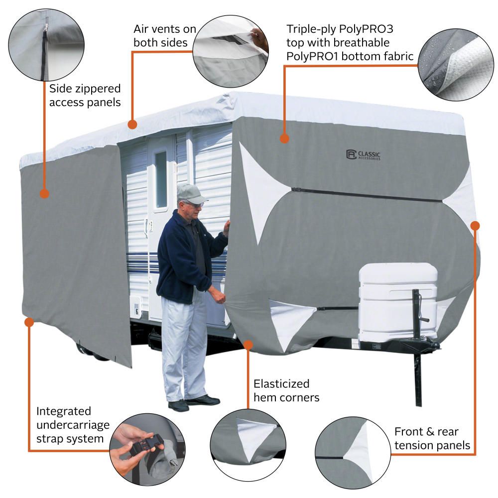 Classic Accessories 73663 Travel Trailer Cover - image 5