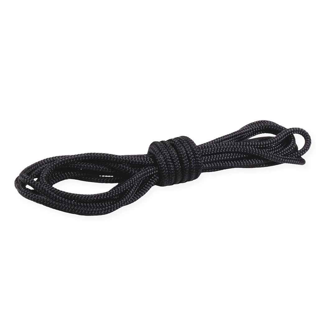 Aqua Pro Marine M41213 Black Double-Braid Dock Line, 20 ft
