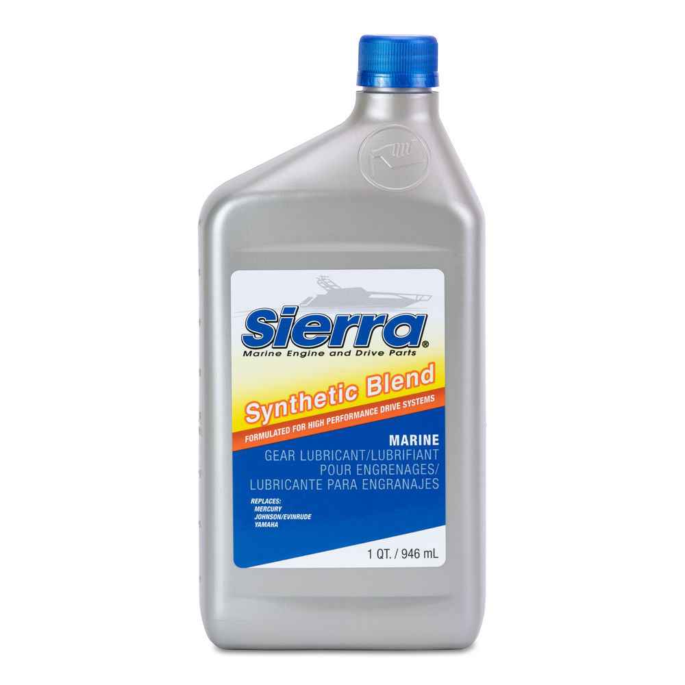 Sierra Marine 1896502 80W-90 Synthetic-Blend Lower-Unit Oil, 1-Quart