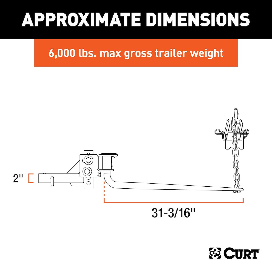 Curt 17050 Weight Distribution Hitch - image 9