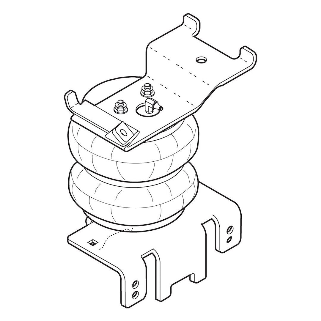 Firestone Industrial 2355 Helper Spring Kit - image 1