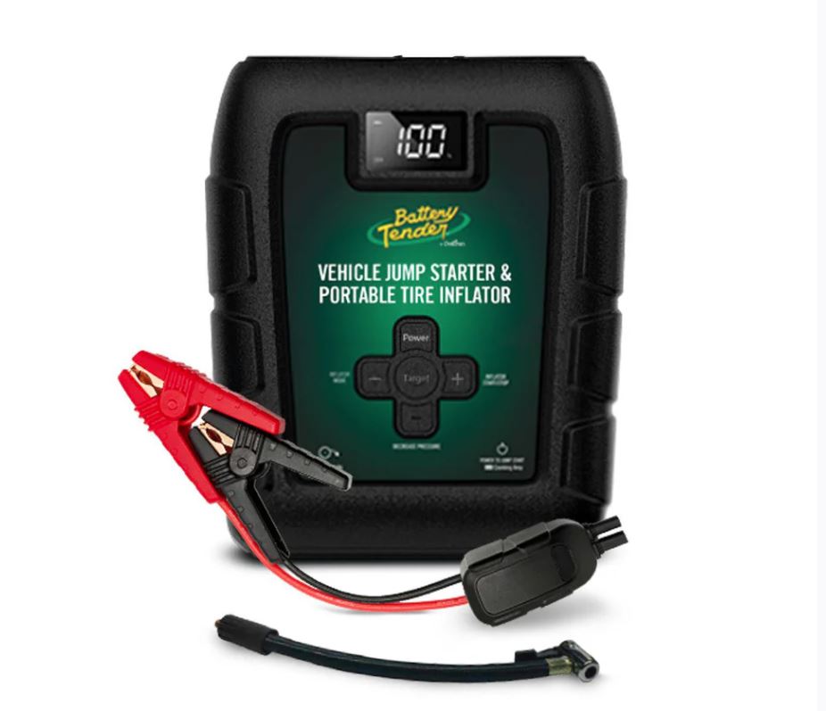 Battery Tender 030-3010-WH 800A Jump Starter with 140-PSI Inflator - image 1