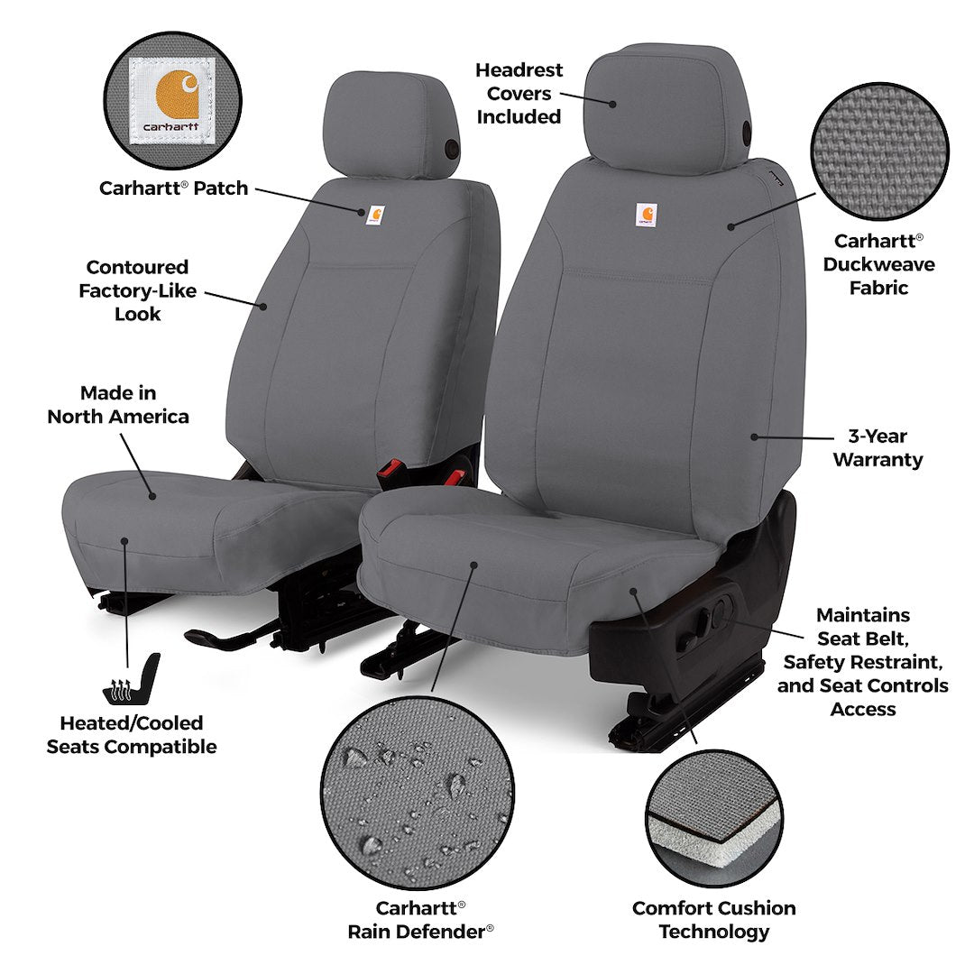 Covercraft 4210ABCAGY Carhartt PrecisionFit Silverado Bench Cover - image 2