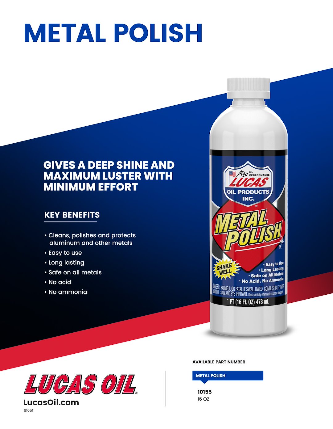 Lucas Oil 10155 Polish for Metal
