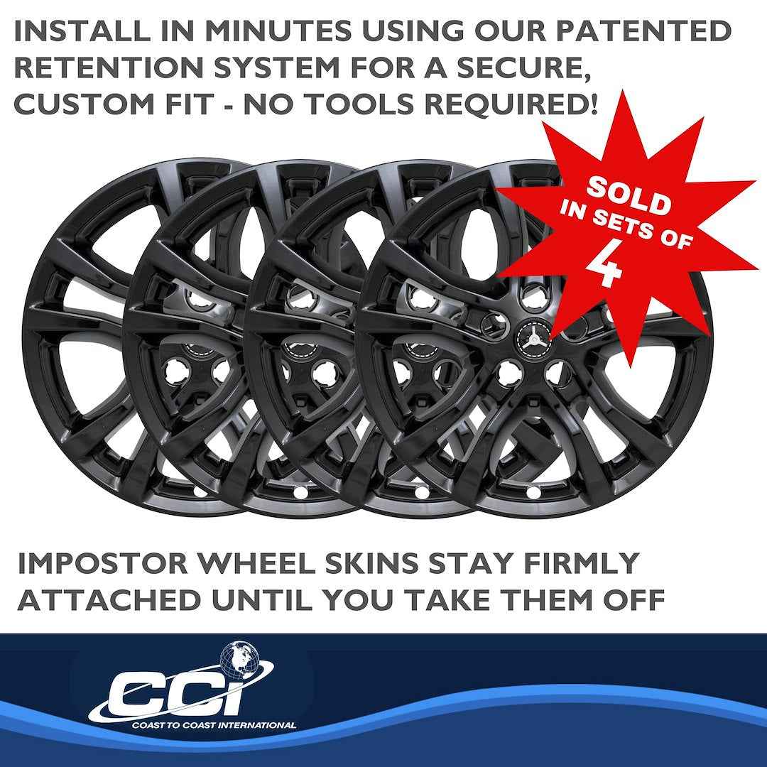 Coast To Coast IMP398BLK Camaro 18-Inch Ten-Spoke Skins
