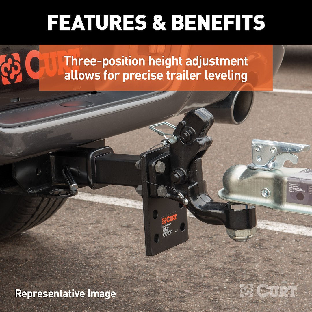 Curt 48329 Pintle Hook Mounting Plate - image 5