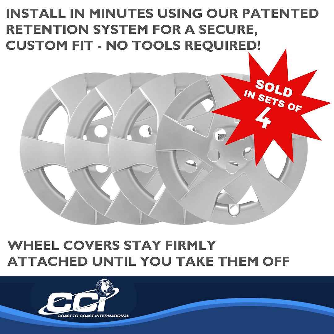 Coast To Coast 44815S Directional-Spoke Wheel Covers for Prius