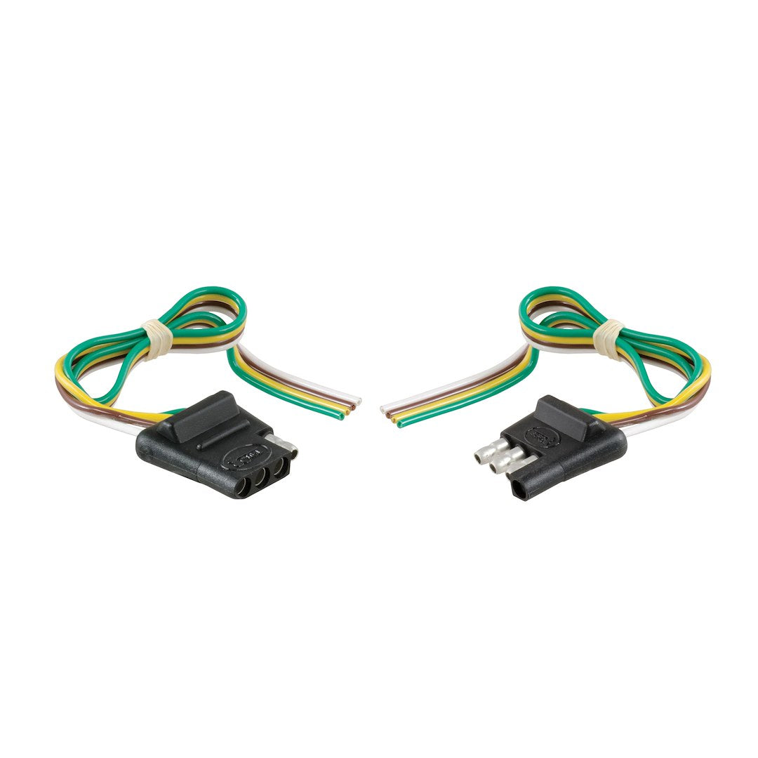 CURT Semi-universal 4 Flat Trailer Wiring Connector (58304)