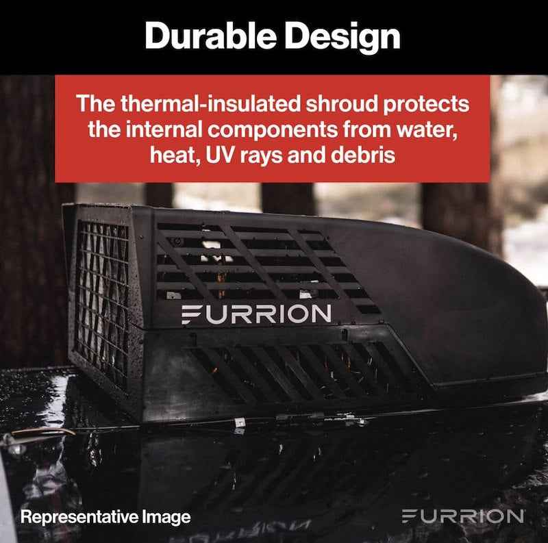 Furrion FACR15HESA2-BL-AM Chill HE Rooftop RV A/C 15000 BTU Black – image 5