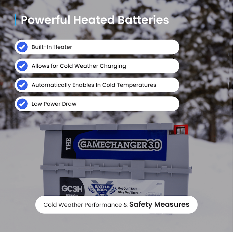 Battle Born Batteries BBGC3H Battle Born Lithium Deep Cycle Heated Battery Group GC3 12V – image 5