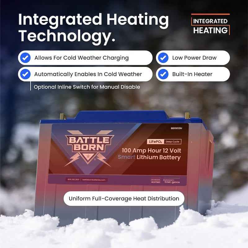 Battle Born Batteries BB10012IH Battle Born Smart Heated Lithium Battery Group 31 12V – image 4